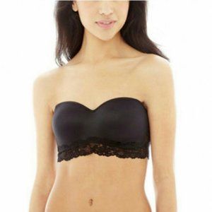 ⬇️Flirtitude Bandeau Convertible Push-Up Bra Black